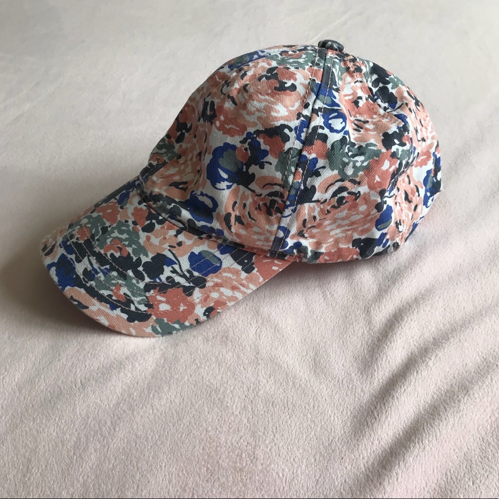 American Eagle Floral Baseball Cap